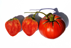 Roter Kürbis